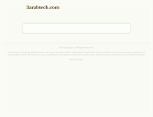 Tablet Screenshot of 3arabtech.com
